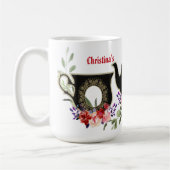 Mug Thé Floral Noir Afternoon Tea 50th Birthday Co (Gauche)