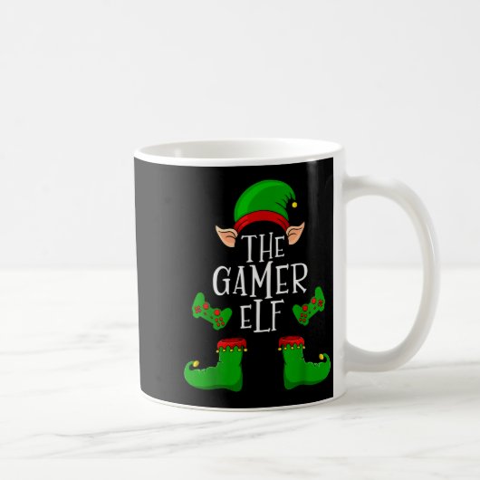 Mug The Gamer Elf Christmas Matching (Droite)