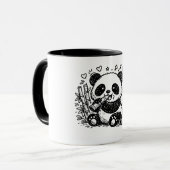 Mug The Gourmet Panda: A Whimsical Bamboo Feast (Devant gauche)