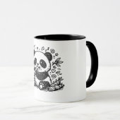 Mug The Gourmet Panda: A Whimsical Bamboo Feast (Devant droit)