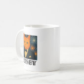 Mug The Great Catsby – Funny Retro Cat Parody (Devant gauche)