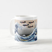 Mug The Great Wave off Kanagawa + Zero Fighters (Devant gauche)