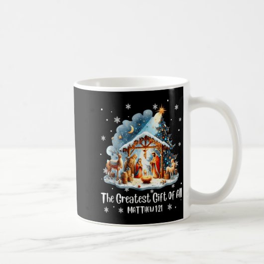 Mug The Greatest Gift For All Christmas Nativity Jesus (Droite)