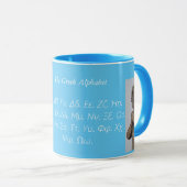 Mug The Greek Alphabet (Devant droit)