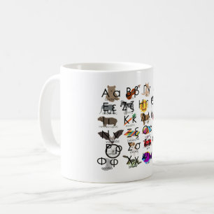 Mug The Greek Alphabet Letters