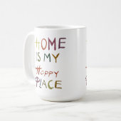 Mug The Happy Introvert “Home Is My Happy Place” (Devant gauche)