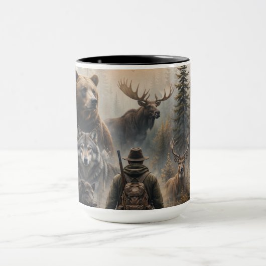 Mug The Hunter , Dans le silence sauvage (Centre)