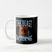 Mug The Inside Me Funny Cat Joke Meme Graphic  (Gauche)