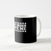 Mug The Irish Love Me Shamrock St Patrick's Day Retro (Devant droit)