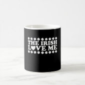 Mug The Irish Love Me Shamrock St Patrick's Day Retro (Centre)