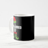 Mug The Just Married Elf Matching Family Christmas Gro (Devant gauche)