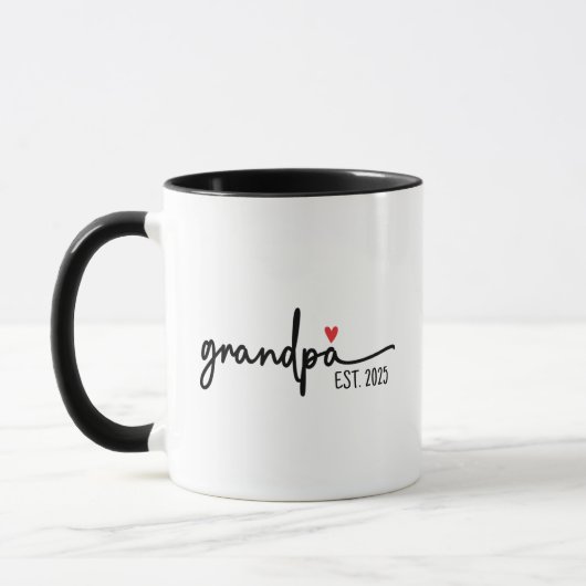 Mug The Legend: Distinguished Grandpa Christmas Gift (Gauche)