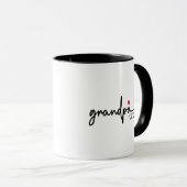 Mug The Legend: Distinguished Grandpa Christmas Gift (Devant droit)