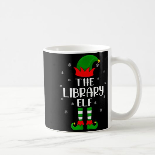 Mug The Library Elf Christmas Party Matching Family Xm (Droite)