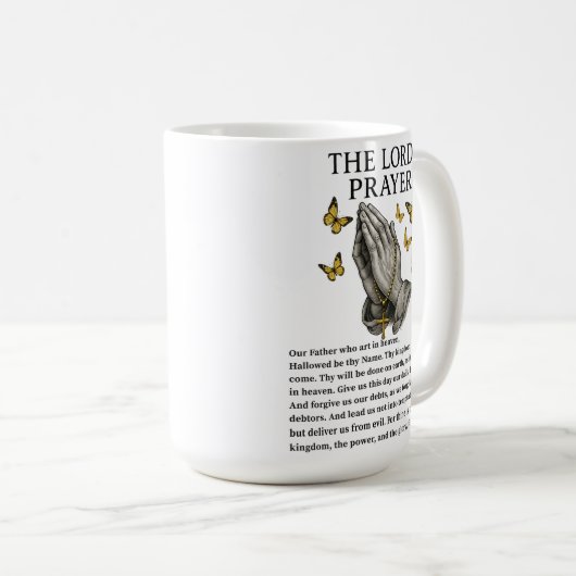 Mug The Lord's Prayer  (Devant droit)