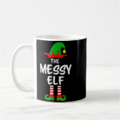 Mug The Messy Elf Matching Family Christmas (Gauche)