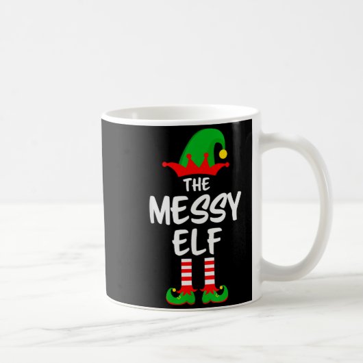 Mug The Messy Elf Matching Family Christmas (Droite)