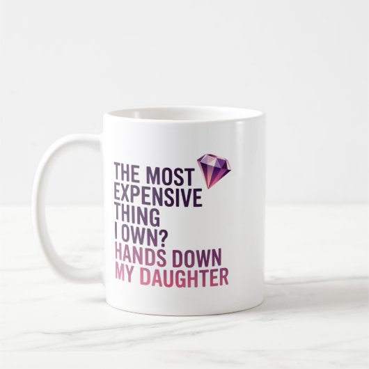 Mug The Most Expensive Thing I Own_ Hands Down My Daug (Gauche)