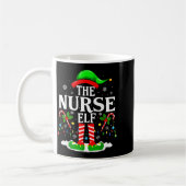 Mug The Nurse Elf Christmas Nursing Funny Rn Christmas (Gauche)