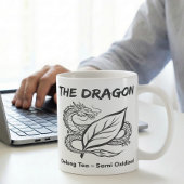 Mug Thé Oolong Dragon Zen Dessin au trait
