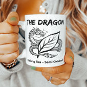 Mug Thé Oolong Dragon Zen Dessin au trait