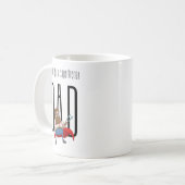 Mug The Original Superhero Dad Funny Father's Day (Devant gauche)