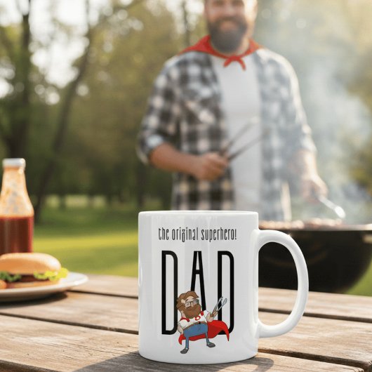 Mug The Original Superhero Dad Funny Father's Day