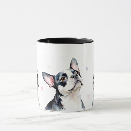 Mug Thé ou café Terrier de Boston (Centre)