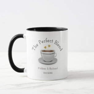 Mug The Perfect Blend Heart Café Cadeau de Mariage  