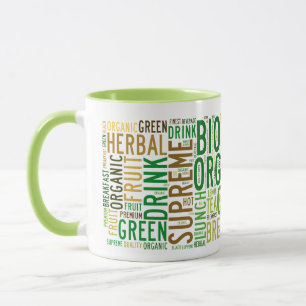 Mug Thé petit-déjeuner textuel