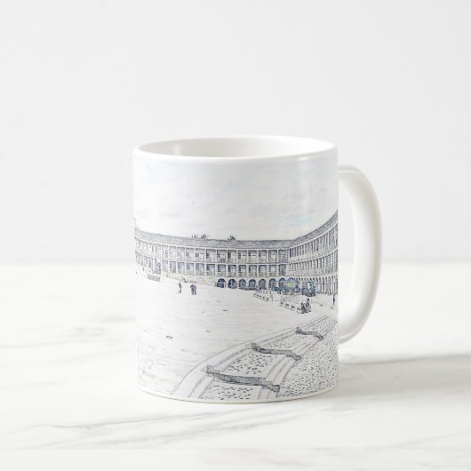 Mug The Piece Hall Halifax – Yorkshire de l'Ouest hist (Devant droit)