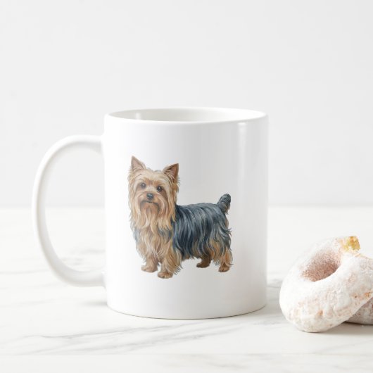 Mug The Pocket-Sized Gladiator: Yorkshire Terrier (Avec donut)