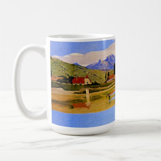 Mug The Port of Pully, fine art, (Gauche)