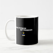 Mug The Power Of Freedom Trident Ukrainian Flag Symbol (Gauche)