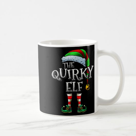 Mug The Quirky Elf Shirt Matching Family Quirky Christ (Droite)