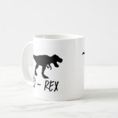 Mug Thé Rex - conception drôle de thé/tasse (Devant gauche)