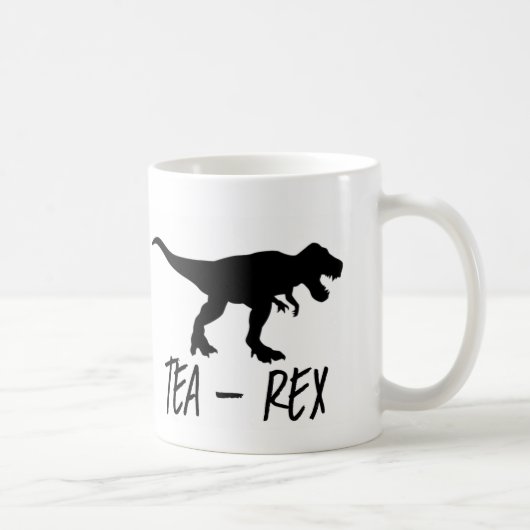 Mug Thé Rex - conception drôle de thé/tasse (Droite)