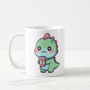 Mug Thé-Rex - Dinosaure mignon avec Café
