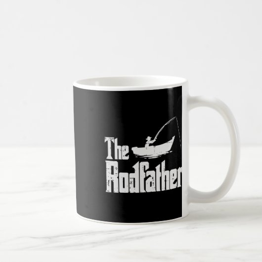 Mug The Rodfather Fun Fishing Fathers Day Movie Pun Da (Droite)