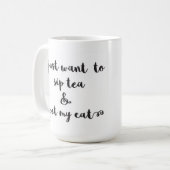 Mug Thé sirotant (Devant gauche)