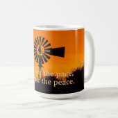 Mug The Slower the Pace, Farm Windmill Sunset (Devant droit)