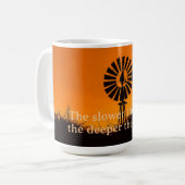 Mug The Slower the Pace, Farm Windmill Sunset (Devant gauche)