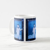 Mug The Snowman's Escape Painting by Alfred Fox  (Devant gauche)