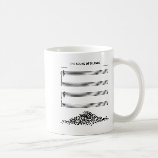 Mug The Sound Of Silence Funny Musical  (Droite)