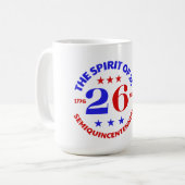 MUG THE SPIRIT OF 26 - SEMIQUINCENTENNIAL (Devant gauche)