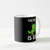 Mug The Struggle Is Real Dinosaur &amp; X-mas Tree Chr (Devant droit)