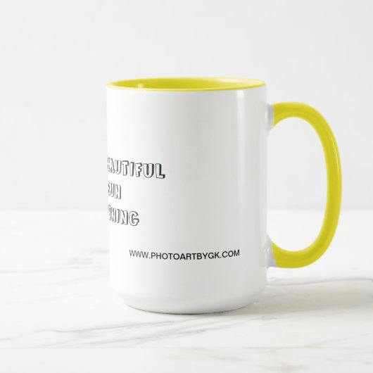 Mug The Sun pendant le matin (Droite)
