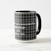 Mug Thé sur le thème de l'inspiration de la Bible à ca (Devant droit)