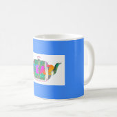 MUG THÉ? THÉ SUR BLEU (Devant droit)