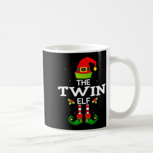 Mug The Twin Elf Christmas Family Matching Pajama (Droite)